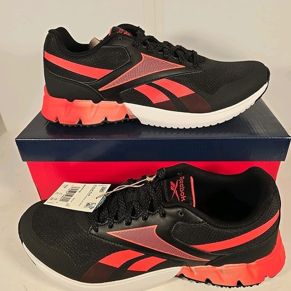 Reebok Ztaur Men's Running Shoes Black / Red Size 12 GY7715 - Picture 1 of 11